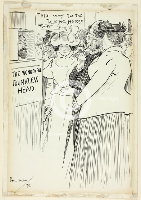 At a County Fair, 1898. Creator: Philip William May.