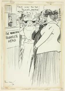 At a County Fair, 1898. Creator: Philip William May