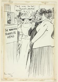 At a County Fair, 1898. Creator: Philip William May