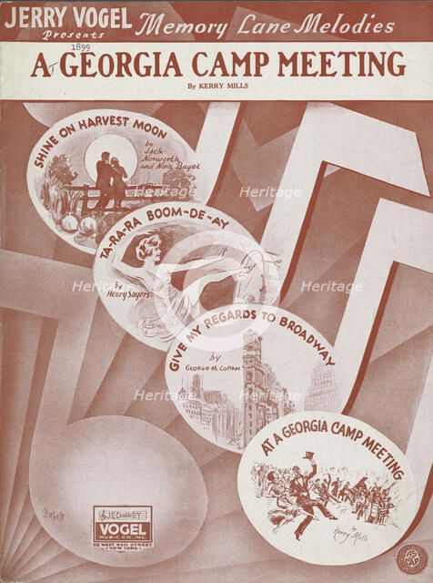 'At a Georgia camp meeting', 1899.  Creator: Barbelle.