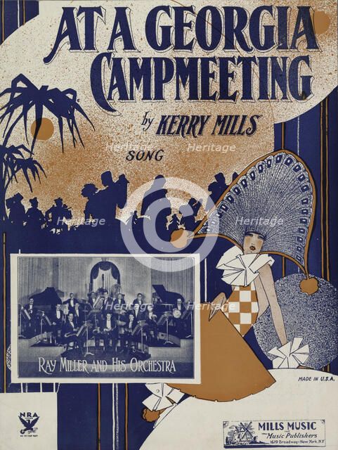 'At a Georgia camp meeting', 1937.  Creator: Unknown.