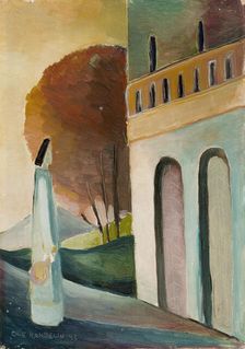 At a Palace Gate, 1943. Creator: Ole Kandelin