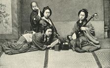 At A Private Dinner 1891. Creator: Unknown