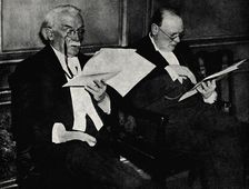 At a Public Dinner at the Connaught Rooms 20 November 1934, (1945). Creator: Unknown