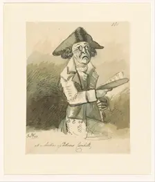 At an Auction of Pictures Cornhill, 1792. Creator: John Nixon