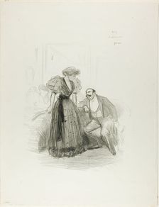 At an Evening Party, c. 1896. Creator: Jean Louis Forain