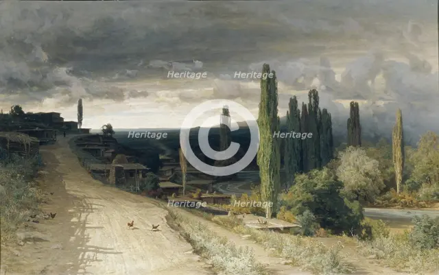 At Alushta, 1860. Artist: Orlovsky, Vladimir Donatovich (1842-1914)