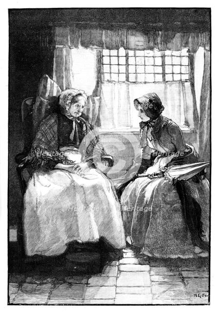 'At Balmoral, A Morning Call', 19th century. Artist: Unknown