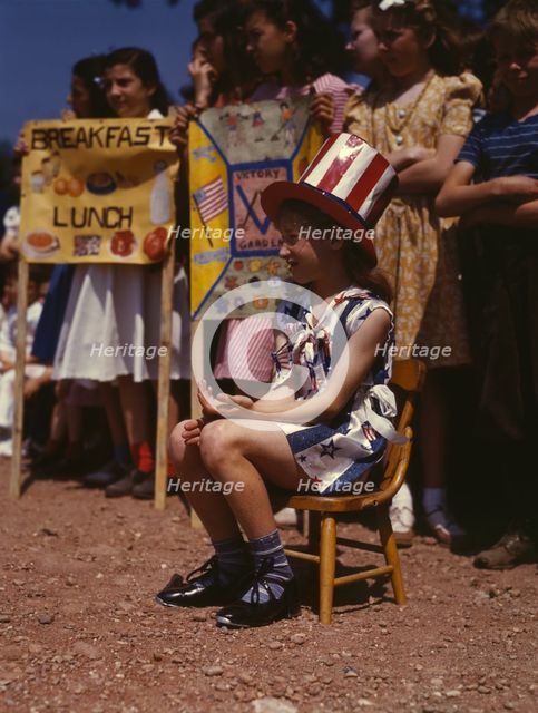 At Beecher Street School, whose student body consists of half Americans..., Southington, Conn., 1942 Creator: Charles Fenno Jacobs.