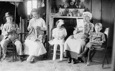 At Broad Channel - a Family Group, between c1910 and c1915. Creator: Bain News Service