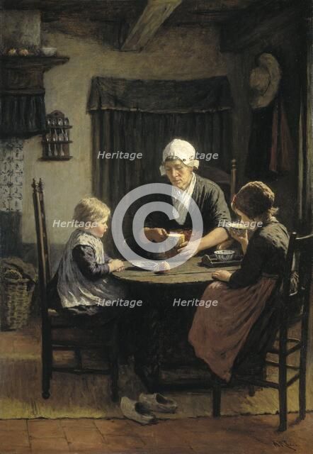 At Grandmother's, 1883. Creator: David Adolf Constant Artz.