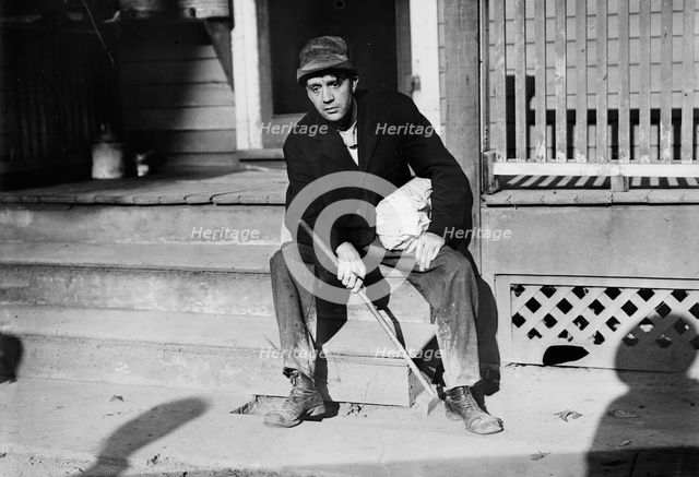 At door of Self-Master Colony, between c1910 and c1915. Creator: Bain News Service.