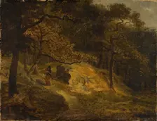 At Djurgården in Stockholm. Creator: Johann Christian Michael Ezdorf
