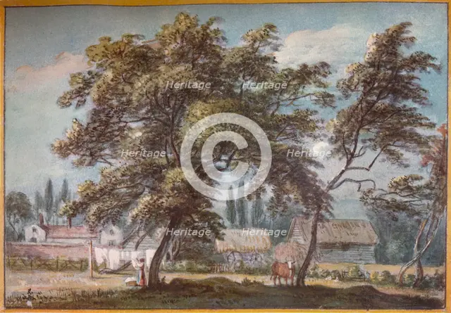At Englefield Green, c18th century, (1924). Artist: Paul Sandby