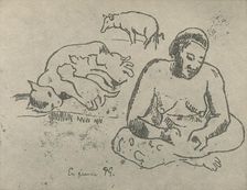 At Home 1936. Artist: Paul Gauguin
