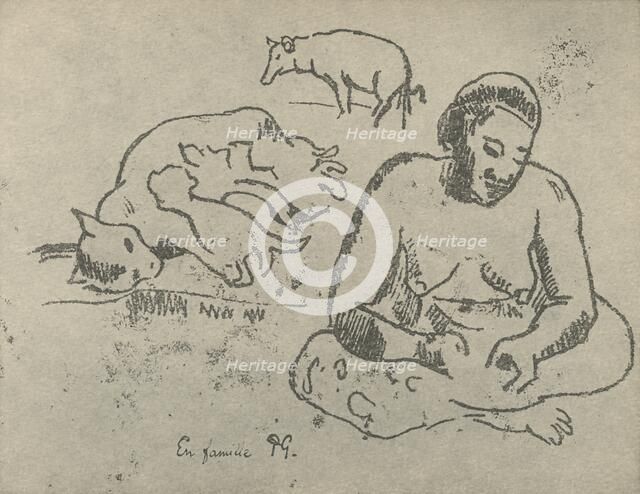 'At Home', 1936. Artist: Paul Gauguin.