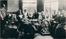 At Home, a Favourite Window Recess in the Women's Corridor 1901