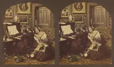At home., about 1860. Creator: Unknown