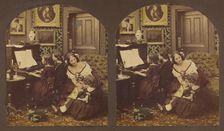 At home., about 1860. Creator: Unknown