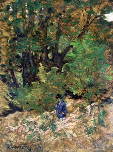 At Home in the Forest c1880. Artist: Henri-Joseph Harpignies