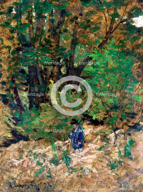 'At Home in the Forest', c1880. Artist: Henri-Joseph Harpignies