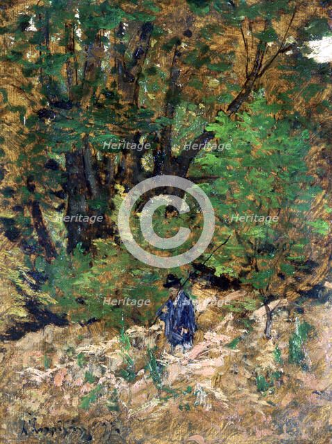 'At Home in the Forest', c1880. Artist: Henri-Joseph Harpignies