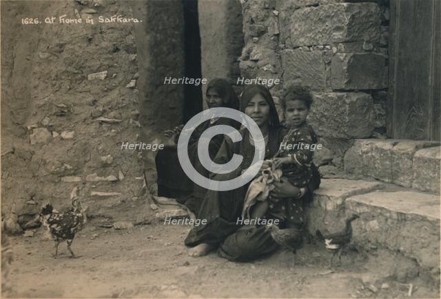 At Home in Sakkara, Egypt, 1936. Artist: Unknown