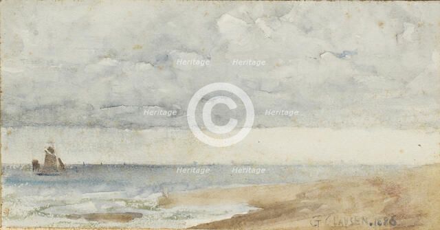 'At Horsey, Great Yarmouth', 1886. Creator: George Clausen.