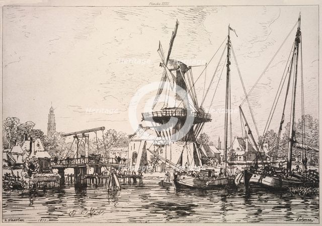 At Harlem (Holland), 1877. Creator: Maxime Lalanne (French, 1827-1886).