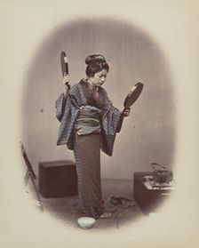 At Her Toilet, 1868. Creator: Felice Beato