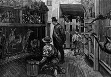 At Jamrach's, London, 1887