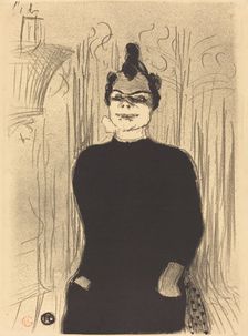 At La Gaiete Rochechouart: Nicolle (A La Gaieté Rochechouart: Nicolle), 1893. Creator: Henri de Toulouse-Lautrec