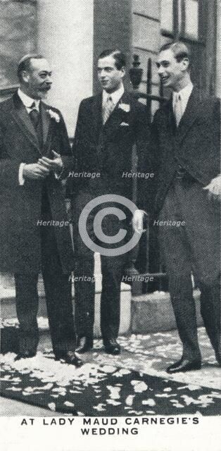 'At Lady Maud Carnegie's Wedding', 1923 (1937). Artist: Unknown.