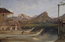 At Lake Wolfgangsee, 1877. Creator: Anton Romako