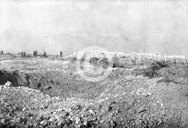 At Le Mort Homme; The recaptured ridge of Mort-Homme, 1917. Creator: Unknown.