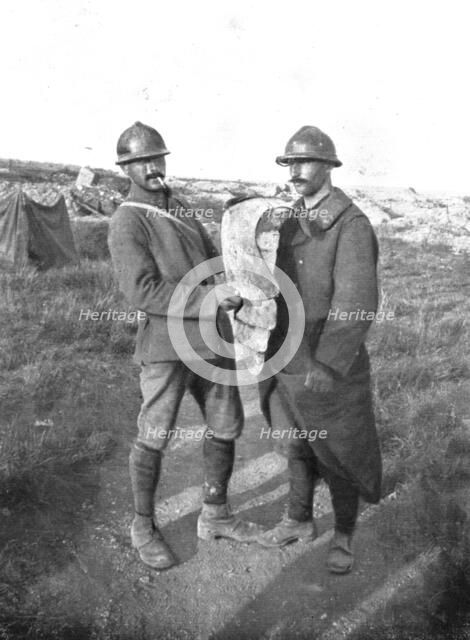 At Le Mort Homme; A Stormtrooper's cuirass, 1917. Creator: Unknown.