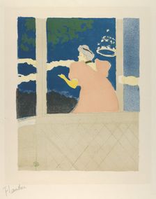 At Les Ambassadeurs (Au Café-Concert / At the Café Concert), 1894., 1894. Creator: Henri de Toulouse-Lautrec