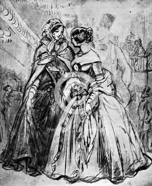 'At Mabille's', 19th century, (1930).Artist: Constantin Guys