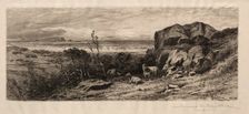 At Marblehead Neck, 1883. Creator: James David Smillie (American, 1833-1909)