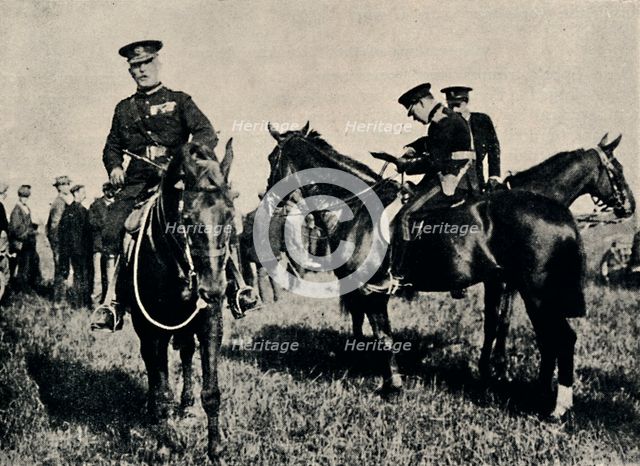 'At Military Manoeuvres', c1916, (1945). Creator: Unknown.