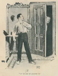 At My Cry He Dropped It 1892. Artist: Sidney E Paget