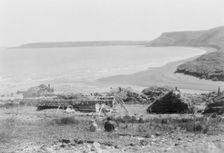 At Nash Harbor, Nunivak, Alaska, c1929. Creator: Edward Sheriff Curtis