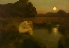 At Nightfall. Creator: Emile-Rene Menard