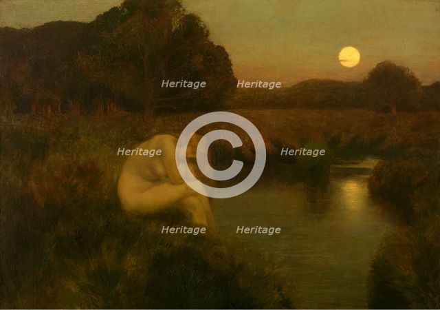 At Nightfall. Creator: Emile-Rene Menard.