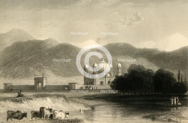 'At Nujibabad, Rohilcund', 1835. Creator: William Daniell.