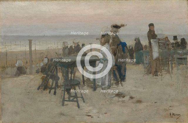 At Scheveningen, c1876. Creator: Mauve, Anton (1838-1888).