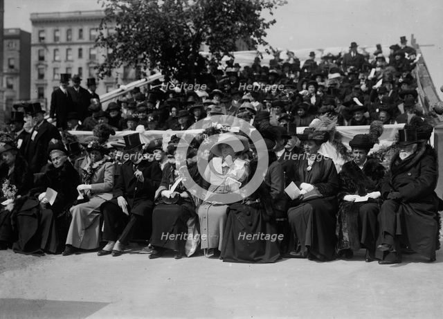 At Schurz unveiling, (1913?). Creator: Bain News Service.