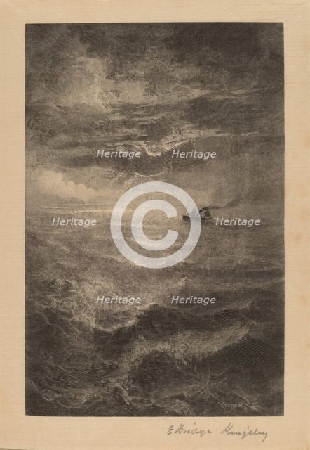 At Sea, c. 1883. Creator: Elbridge Kingsley.