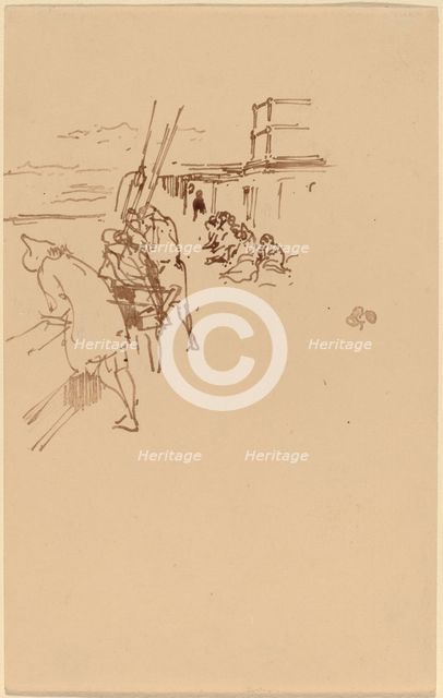 At Sea, probably 1901. Creator: James Abbott McNeill Whistler.
