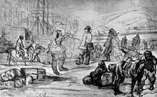 At Sebastopol 19th century, (1930).Artist: Constantin Guys